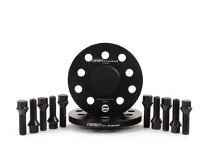 ECS Wheel Spacer And Bolt Kit - 12.5mm With Black Conical Seat Bolts