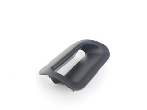 ES#1465455 - 9645555110101C - Rear Seat Belt Outlet trim - Black - Left side fitment - Genuine Porsche - Porsche