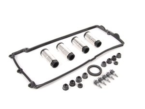ES#2765669 - 11127513195KT2 -  Valve Cover Gasket kit - For Cylinders 5-8 includes spark plug tubes - Genuine BMW - BMW