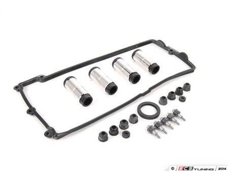 ES#2765669 - 11127513195KT2 -  Valve Cover Gasket kit - For Cylinders 5-8 includes spark plug tubes - Genuine BMW - BMW