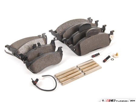ES#2765371 - 1634201220KT6 - Front & Rear Brake Pad Kit - Featuring ATE Pads - Assembled By ECS - Mercedes Benz