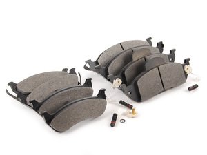 ES#2765372 - 1634201220KT7 - Front & Rear Brake Pad Kit - Featuring Meyle Pads - Assembled By ECS - Mercedes Benz