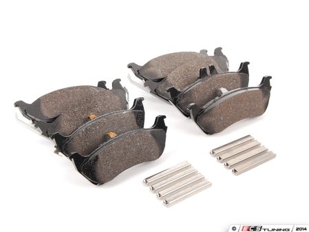 ES#2765378 - 163420122041KT2 - Front & Rear Brake Pad Kit - Featuring Genuine Mercedes-Benz Pads - Genuine Mercedes Benz - Mercedes Benz
