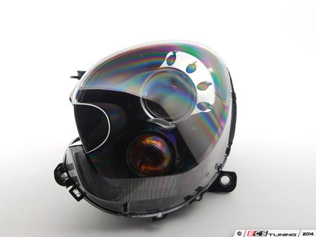 ES#2578780 - 63129808271 - Bi-Xenon Black Headlight Assembly - Left - Replace your cracked or broken headlight housing : Adaptive - Genuine MINI - MINI