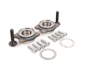 ES#2739527 - 4F0498625Bkt1 - Front Wheel Bearing Kit - Pair - Includes both front wheel bearings and installation hardware - SKF - Audi
