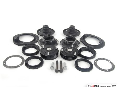 ES#2649636 - 33521094091KT1 - Cup Kit/Coilover Installation Kit - With Spring Pads - Everything you need to install coilovers, shocks/struts, or a cup kit on your BMW using high quality aftermarket components - Assembled By ECS - BMW