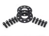 ES#2748242 - ECS10241KTWBKT -  ECS Wheel Spacer And Bolt Kit - 5mm With Black Ball Seat Bolts - Comes with everything you need to install spacers on two wheels - ECS - Audi Volkswagen