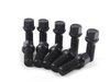 ES#2748242 - ECS10241KTWBKT -  ECS Wheel Spacer And Bolt Kit - 5mm With Black Ball Seat Bolts - Comes with everything you need to install spacers on two wheels - ECS - Audi Volkswagen