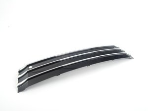 ES#2164960 - 4G8807287AT94 - Front License Plate Filler - Glossy Black - Clean up the look of your front end - Genuine Volkswagen Audi - Audi