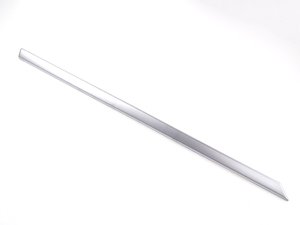 ES#104251 - 51422695579 - Matte Chrome Rear Door Trim Insert - Left - Found at the top of the door panel - Genuine BMW - BMW