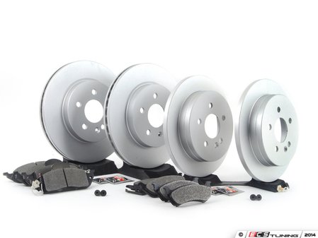 ES#2762540 - 1634230112KT12 - Front & Rear Brake Service Kit - Featuring Meyle Rotors And Pads - Assembled By ECS - Mercedes Benz