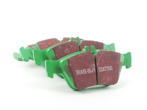 ES#519680 - DP21055 - Front GreenStuff Performance Brake Pad Set - Designed as a mildly upgraded pad, great for an afternoon of sporty driving. - EBC - Mercedes Benz