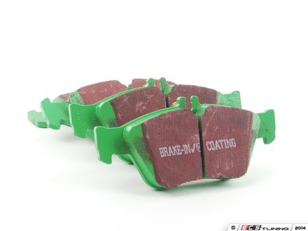 ES#519680 - DP21055 - Front GreenStuff Performance Brake Pad Set - Designed as a mildly upgraded pad, great for an afternoon of sporty driving. - EBC - Mercedes Benz