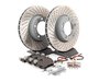 ES#2776694 - 99735193906FOEKT - Front Brake Service Kit - Featuring Sebro rotors and Textar brake pads - Assembled By ECS - Porsche