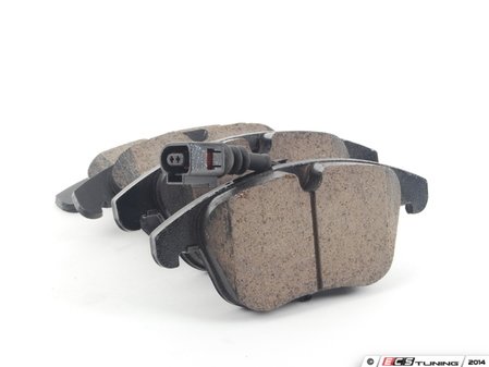 ES#2770823 - EUR1375 - Front Euro Ceramic Brake Pad Set - Ceramic composite developed to meet low dust & noise requirements - Akebono - Audi Volkswagen