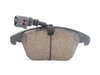 ES#2770823 - EUR1375 - Front Euro Ceramic Brake Pad Set - Ceramic composite developed to meet low dust & noise requirements - Akebono - Audi Volkswagen