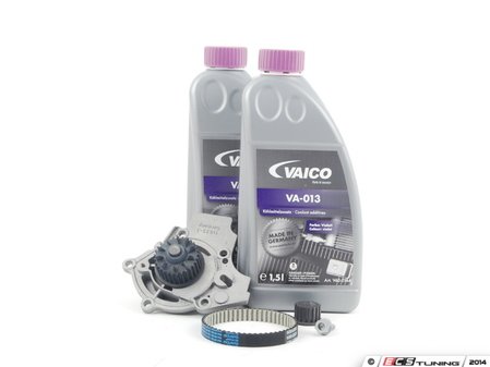 ES#2779830 - 06h121026ba1KT -  Water Pump Kit - Parts you need to replace your water pump. Features a pump with metal impeller! - Assembled By ECS - Audi Volkswagen