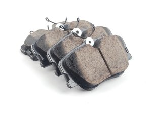 ES#2598555 - 0004209920 - Front Euro Ceramic Brake Pad Set - (NO LONGER AVAILABLE) - Does not include brake pad wear sensors - Akebono - 
