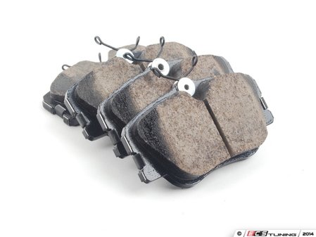 ES#3161570 - EUR423 - Front Euro Ceramic Brake Pad Set - (NO LONGER AVAILABLE) - Ceramic composite developed to meet low dust & noise requirements - Akebono - 