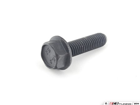 ES#2770519 - N90355903 - Flanged Hex Head Bolt (M8 x 30mm) - Priced Each - Replace your belt tensioner bolts with hex head for easier removal. (Black finish). M8x30 - ECS - Volkswagen