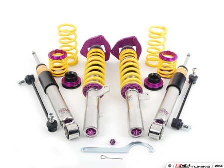ES#2092604 - 35280842 - KW Clubsport Coilover Kit - 2 Way Adjustable Dampening - Coilovers for the race track and road - KW Suspension - Audi Volkswagen