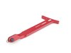 ES#2748847 - 4200ECS02A-03 - Billet Aluminum Hood Pull Release Rod - Red Anodized - Billet aluminum hood release replacement for plastic OEM hood pull - ECS - 