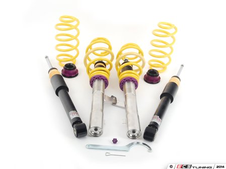 ES#2092272 - 18010040 - KW Street Comfort Coilover Kit - Adjustable Dampening - Offers sport handling with maximum comfort and adjustable rebound dampening - KW Suspension - Audi Volkswagen