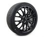 ES#250387 - 36110442361 - R113 JCW LM Rad Cross Spoke Wheel 18" (4x100) Gloss Black - Set Of Four With Tires - (NO LONGER AVAILABLE) - JCW Ronal wheels featured with Pirelli P Zero RF Summer tires - Genuine MINI - 