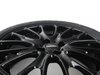 ES#250387 - 36110442361 - R113 JCW LM Rad Cross Spoke Wheel 18" (4x100) Gloss Black - Set Of Four With Tires - (NO LONGER AVAILABLE) - JCW Ronal wheels featured with Pirelli P Zero RF Summer tires - Genuine MINI - 