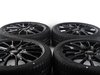 ES#250387 - 36110442361 - R113 JCW LM Rad Cross Spoke Wheel 18" (4x100) Gloss Black - Set Of Four With Tires - (NO LONGER AVAILABLE) - JCW Ronal wheels featured with Pirelli P Zero RF Summer tires - Genuine MINI - 