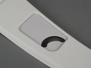 ES#111493 - 51437013938 - "B" Pillar Trim - Upper Right - (NO LONGER AVAILABLE) - Hellgrau/Light Gray, located center of vehicle, where upper seat belt mount attaches - Genuine BMW - 
