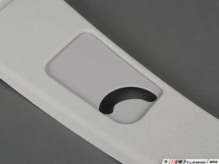 ES#111493 - 51437013938 - "B" Pillar Trim - Upper Right - (NO LONGER AVAILABLE) - Hellgrau/Light Gray, located center of vehicle, where upper seat belt mount attaches - Genuine BMW - 