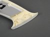 ES#111493 - 51437013938 - "B" Pillar Trim - Upper Right - (NO LONGER AVAILABLE) - Hellgrau/Light Gray, located center of vehicle, where upper seat belt mount attaches - Genuine BMW - 