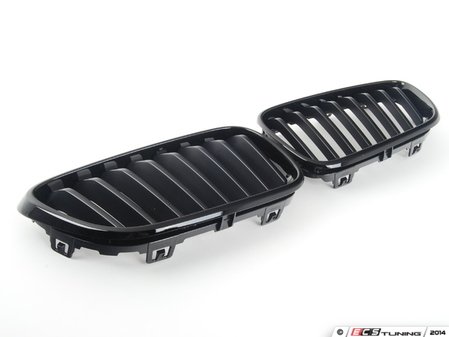 ES#2772131 - 51712336815KT - BMW Performance Blackout Grille Set - High gloss shadowline grille set to give your car the visual edge - Genuine BMW M Performance - BMW