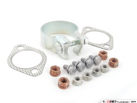 ES#2593722 - 07119905529KT1 - Front Muffler Installation Kit - (NO LONGER AVAILABLE) - Includes mounting hardware and gaskets - Assembled By ECS - 