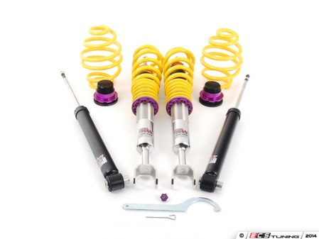 ES#2092070 - 10280011 - KW V1 Series Coilover Kit - Fixed Dampening - Variant 1 coilovers offer the best balance between sporty driving and comfort - KW Suspension - Volkswagen