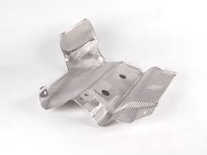 ES#451149 - 8K0804172 - Rear Muffler Heat Shield - Right (Passenger) Side - Replace your missing heat shield - Genuine Volkswagen Audi - Audi
