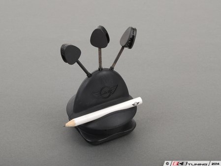 ES#2102024 - 51162180865 - Documents Holder For Center Rail - Holds a pen and 3 document clips with MINI logo - Genuine MINI - MINI
