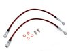ES#7834 - ecs41021kt - Exact-Fit Stainless Steel Brake Lines - Front B5 S4 Stage 3 - Replace your damaged brake lines and stay safe on the road - ECS - 