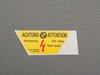 ES#184803 - 71212122014 - High voltage label - Sticker that warns of high voltage areas - Genuine BMW - BMW