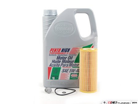 ES#5042 - MK4TDI3KKIT -  Oil Service Kit - Includes Hengst oil filter and Pentosin 5w-40 oil - Assembled By ECS - Volkswagen