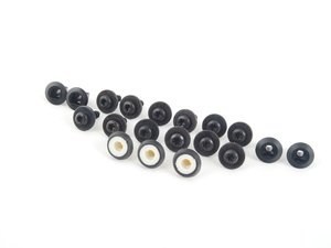 ES#2592540 - N10354602KT - Rear Fender Liner Hardware Kit - Complete hardware kit to secure one fender liner - Genuine Volkswagen Audi - Volkswagen