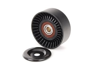 ES#2784685 - 99710211800 - Accessory Drive Belt Upper Deflection Roller - Located on the front of the engine between the A/C compressor and the tensioner pulley - Original Equipment Supplier - Porsche