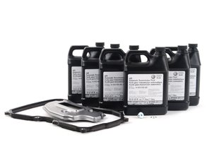 ES#2083333 - 09G398429A -  Genuine 6 - Speed automatic transmission service kit - without Service Tool - Includes genuine OEM fluid, filter, drain plug with new seal and a pan gasket for a complete service. - Genuine Volkswagen Audi - Volkswagen