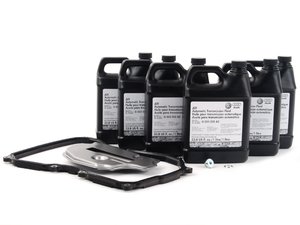 ES#2681168 - 09G325429KT -  Genuine 6-Speed Automatic Transmission Service Kit - Without Service Tool - Includes genuine OEM fluid, filter, drain plug with new seal and a pan gasket for a complete service. - Genuine Volkswagen Audi - Audi Volkswagen