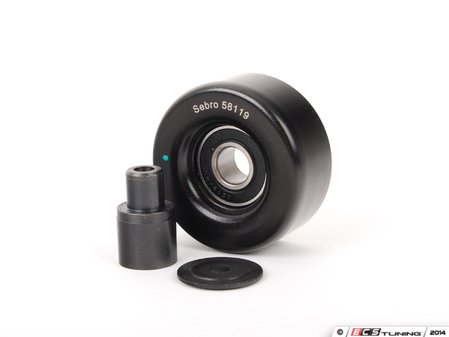 ES#2784693 - 99610211958 - Accessory Drive Belt Lower Deflection Roller - Located on the front of the engine between the intermediate shaft pulley and the A/C compressor pulley - Sebro - Porsche