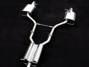 ES#5464 - FE100018 - Stealth Cat-Back Exhaust System - 2.5" Fully Polished - (NO LONGER AVAILABLE) - Dual 3" rolled edge polished tips - APR - 