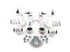 ES#2661136 - 8E0407151MKT - Front Lower Heavy Duty Control Arm Kit - Includes all front lower control arms & hardware - Meyle HD - Audi