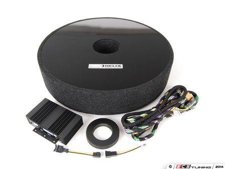 ES#3140169 - 000051419B - Spare Tire Mount Subwoofer Retrofit Kit - (NO LONGER AVAILABLE) - Plug and play subwoofer installs in spare wheel well - Genuine Volkswagen Audi - 