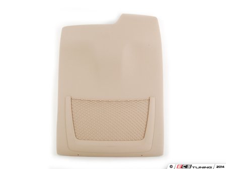ES#143411 - 52108255678 - Front Seat Panel With Net - Right - Rear panel for sport or standard seats, hellbeige/light beige in color - Genuine BMW - BMW